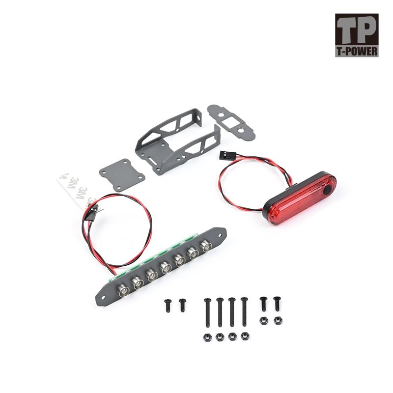 TP TRAXXAS 1/6 Big XRT ไฟหน้า Anti-Collision Light LED ไฟท้ายรถชุด