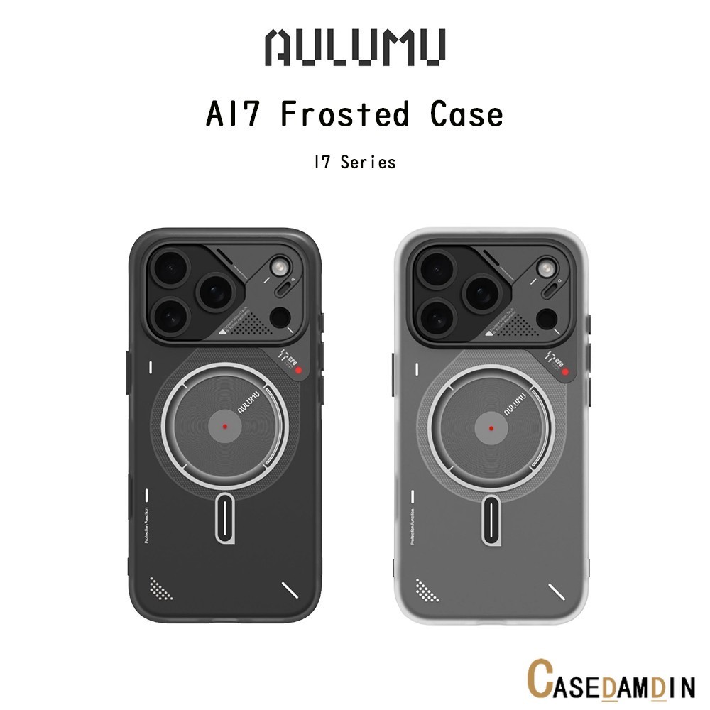 AULUMU A17 Frosted Case เคสTPUกันกระแทกเกรดพรีเมี่่ยม เคสสำหรับ iPhone 17Pro/17Promax (New)