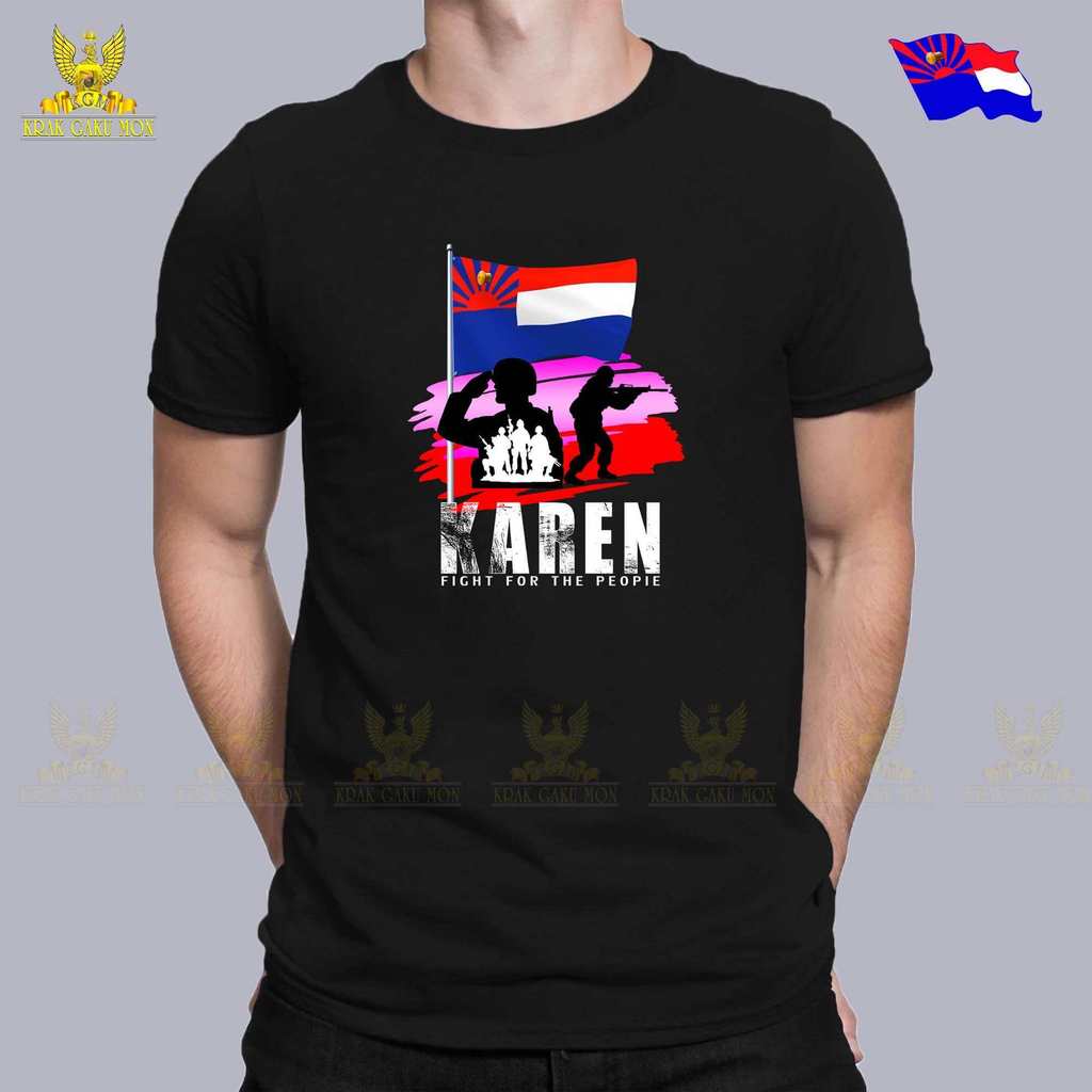 [COD] Karen T-shirt เสื้อยืดชาวกะเหรี่ยง S-5XL (จัดส่งภายใน 24 ชั่วโมง)