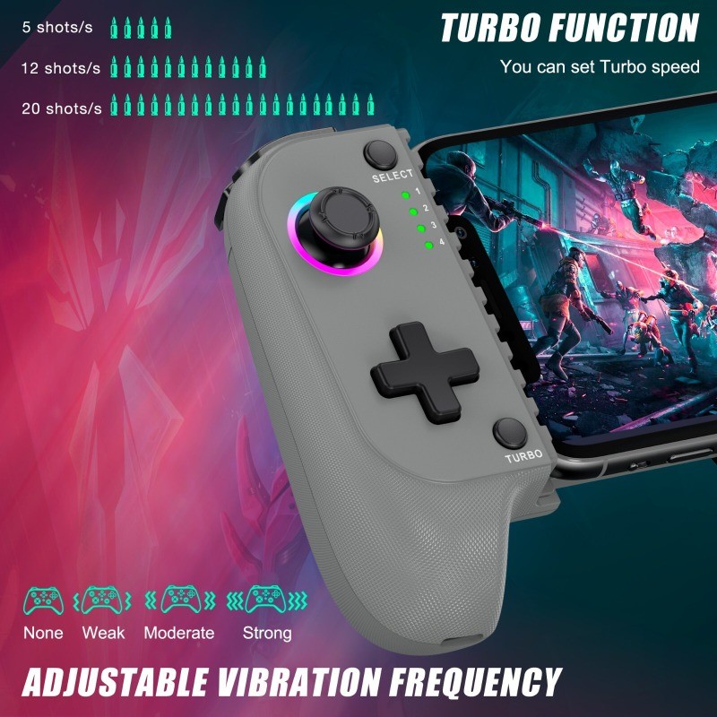 🚀ส่งไทย24ชั่วโมง🚀BEBONCOOL MC103  ตัวควบคุมเกมมือถือรองรับ Xbox Cloud, Steam Link, Call of Duty, Roblox - รูปที่ 6