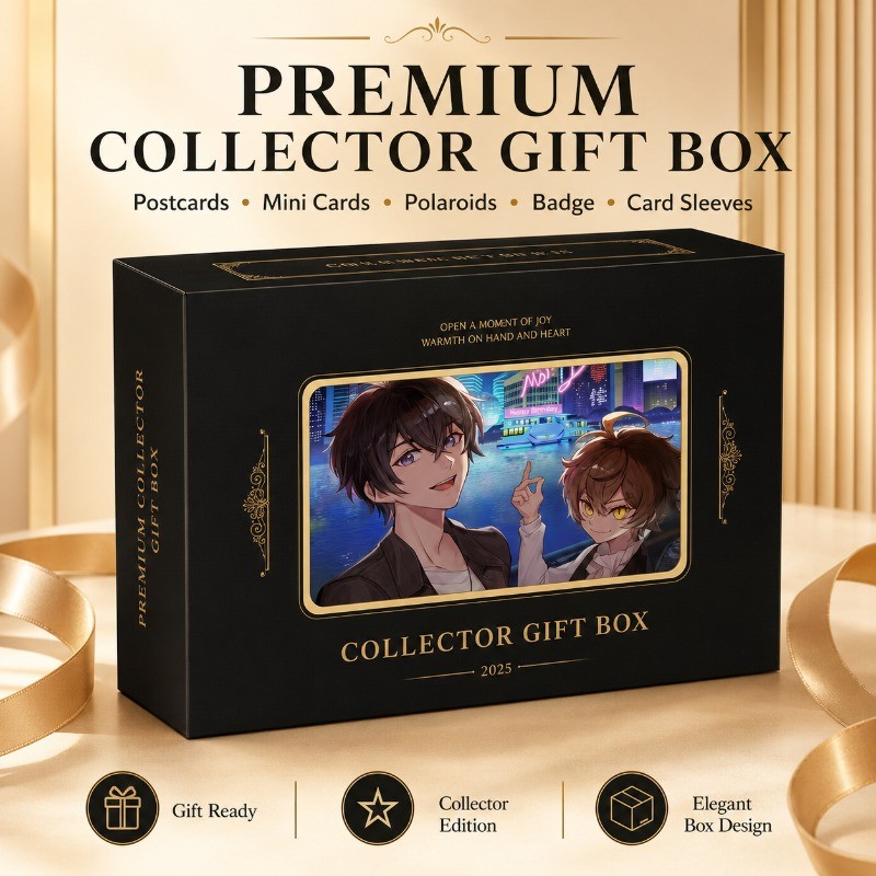 Dragon Raja Collection กล่องของขวัญ 7.5 ซม. Badge โปสการ์ด Photocard การ์ดโพลารอยด์แขนนวนิยาย Merch 