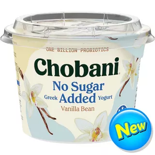 โชบานิกรีกโยเกิร์ตวานิลลาบีน 680กรัม Chobani Greek Yogurt Vanilla Bean 680g. [หมายเลขบาร์โค้ด 9310653105931]