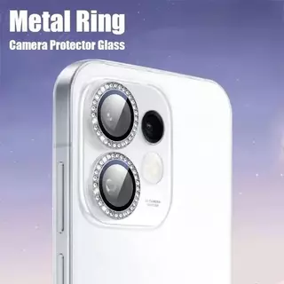 ฟิล์มกล้อง 2วง แหวนกันรอยกล้อง เพชร สำหรับ OPPO Reno16 5G Reno16F แหวนป้องกันกล้องโลหะ แหวนกันรอยหน้าจอ ฟิล์มกระจกนิรภัย