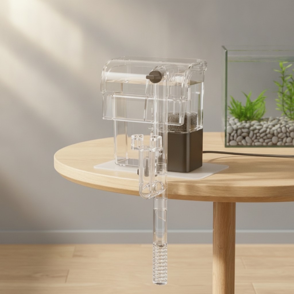 Hang on Back Aquarium Filter พร้อม Surface Skimmer โปร่งใส Aquarium Filter พร้อม Surface Skimmer ออก