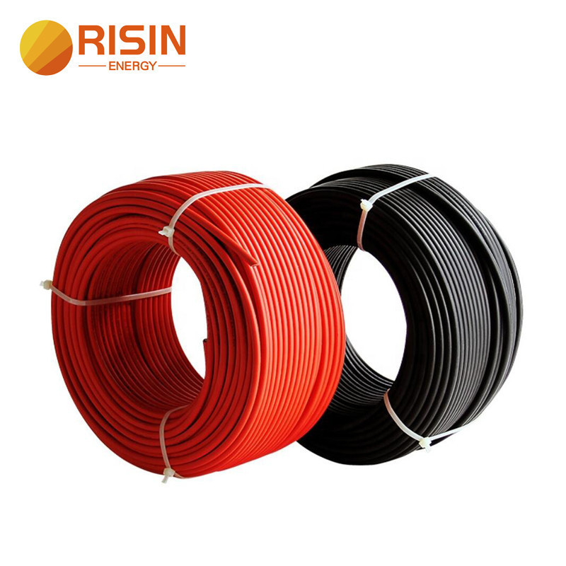 ขายร้อน 20 เมตรฉนวนสายโซลาร์เซลล์พลังงานแสงอาทิตย์ 1KV 1.8KV PV1-F 2PfG 1169 สายทองแดง