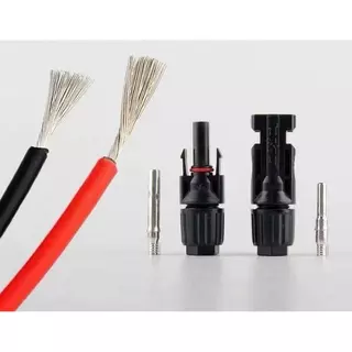 UORRIS MC4 Connector ขนาด4.0mm.sq ดำ/แดง ยาวเส้นละ 1-15 เมตร(มีให้เลือก) สาย PVแท้ 100% พร้อมเข้าหัว MC4 สายไฟโซล่าเซลล์