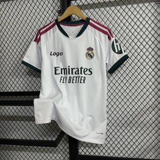 เรอัลมาดริด 2026/27 แฟนรุ่นชายแขนสั้นเสื้อฟุตบอลเสื้อยืดกับ MBAPPÉ 10