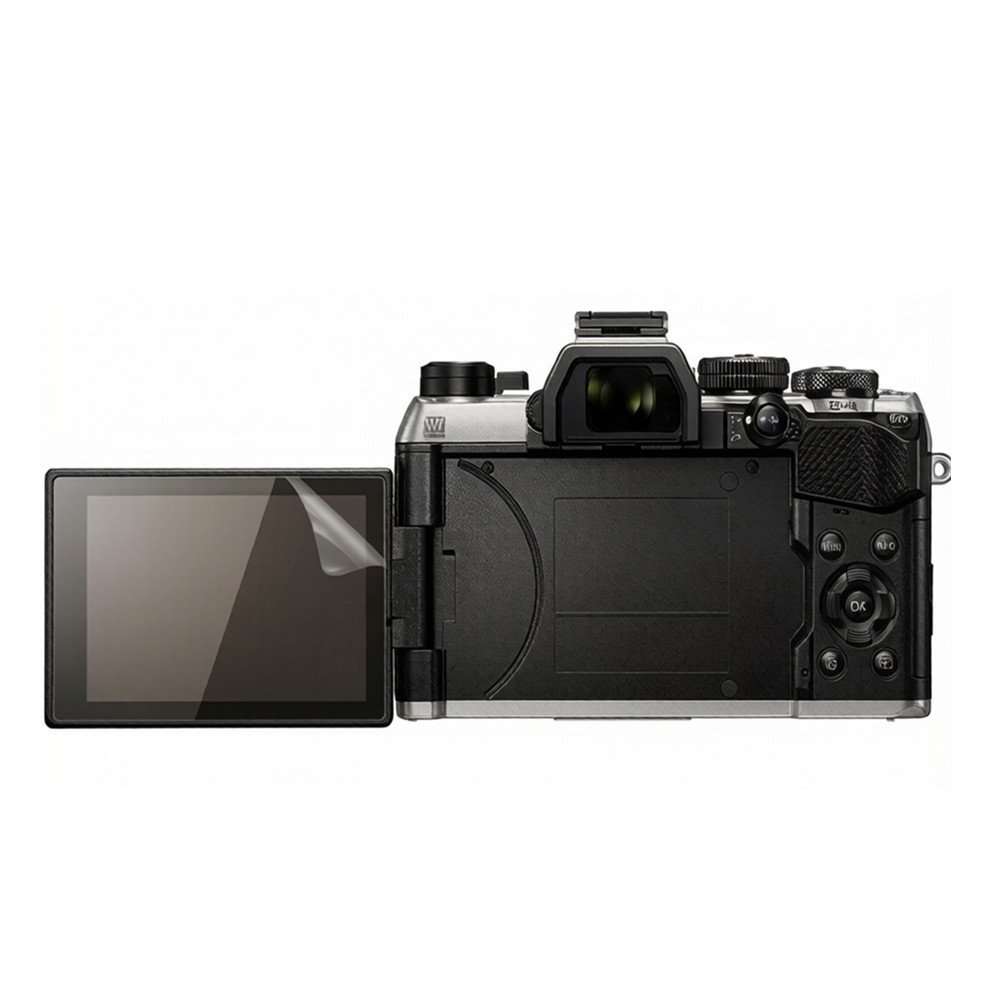 2pcs LCD ป้องกันหน้าจอแสงแดด Anti-Glare ฟิล์มกลางแจ้งสําหรับ OM SYSTEM OM-5 OM-5 Mark II OM-D E-M5 M