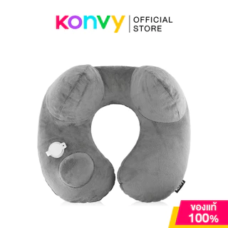 Konvy Portable Inflatable Neck Pillow 1pc คอนวี่ หมอนรองคอแบบเป่าลม (Blue/Gray/Beige)