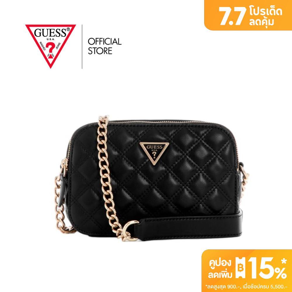 GUESS กระเป๋า รุ่น QG967314 GIULLY II CAMERA BAG สีดำ