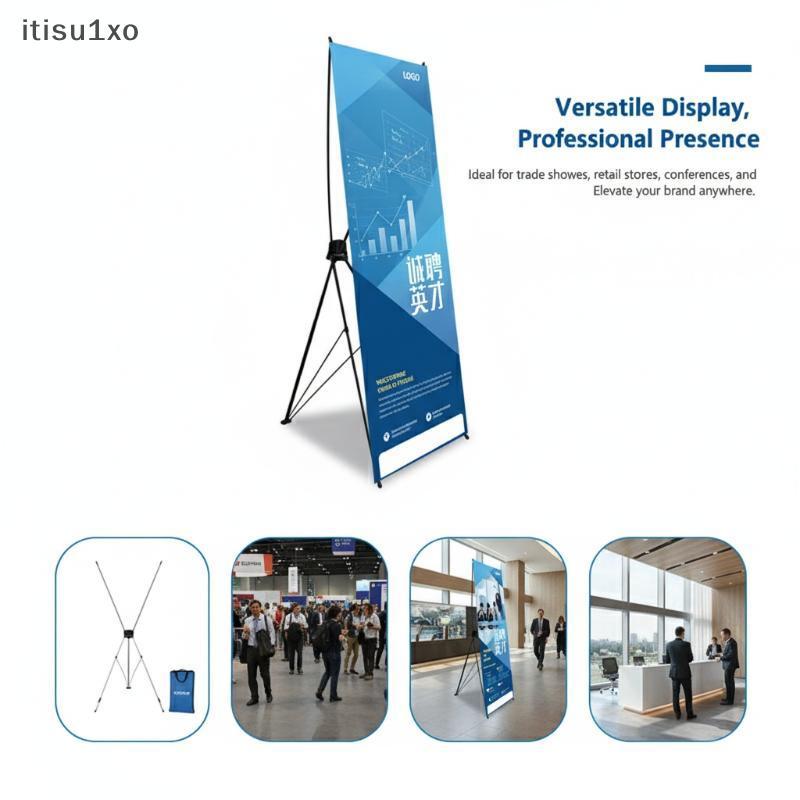 [itisu1xo] 60x160 80x180 ซม.X Banner Stand สําหรับผ้าใบกันน้ําประหยัดพื้นที่แบบพกพา Standeepact Tarp