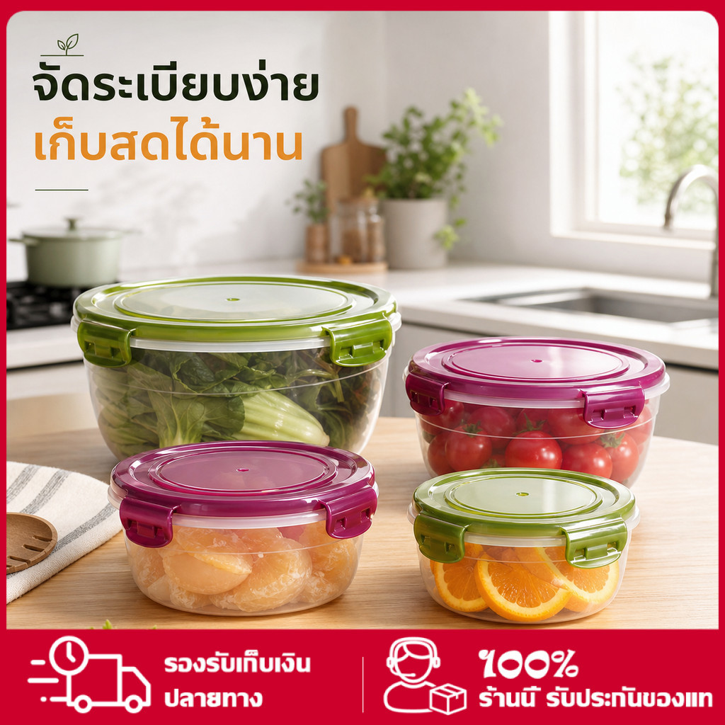 กล่องถนอมอาหารพลาสติก รุ่น กล่องข้าว กล่องถนอมอาหาร เข้าไมโครเวฟ ข้าวย่อยกล่องบรรจุภัณฑ์ กล่องถนอมข้าว