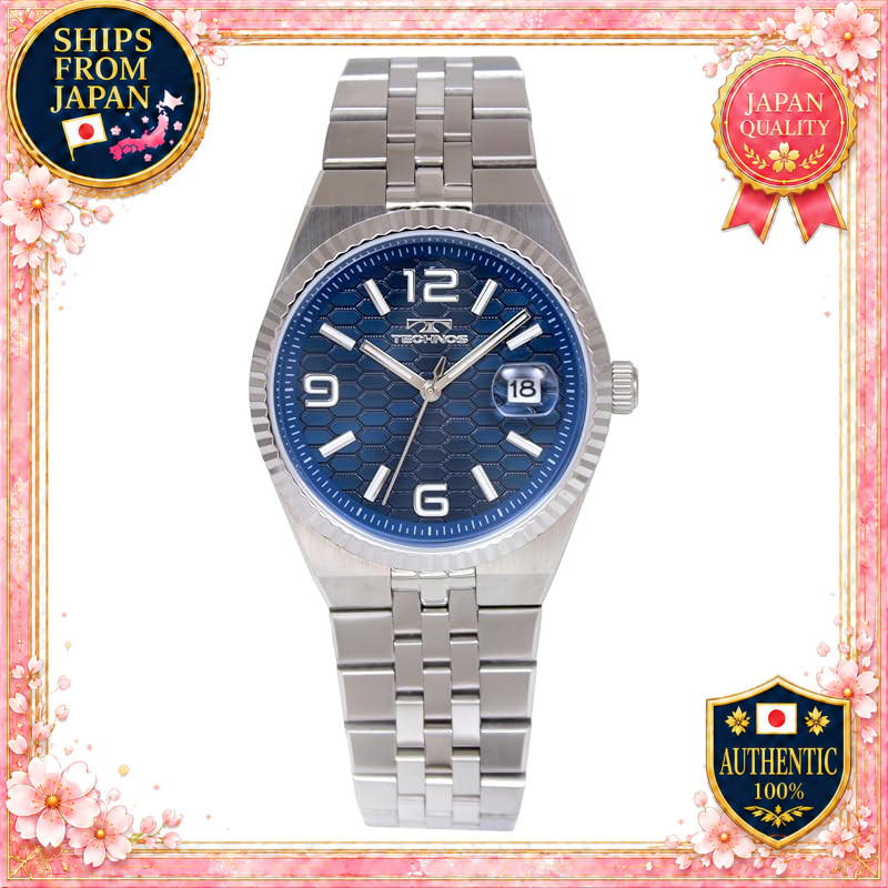 TECHNOS Watch Date 100th  Model T6C36SN