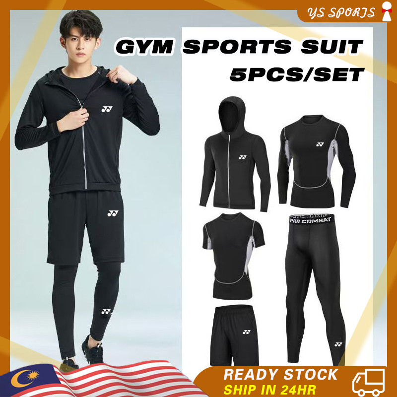 Men's Compression Sports Suit Plus Size Quick Drying Sportswear