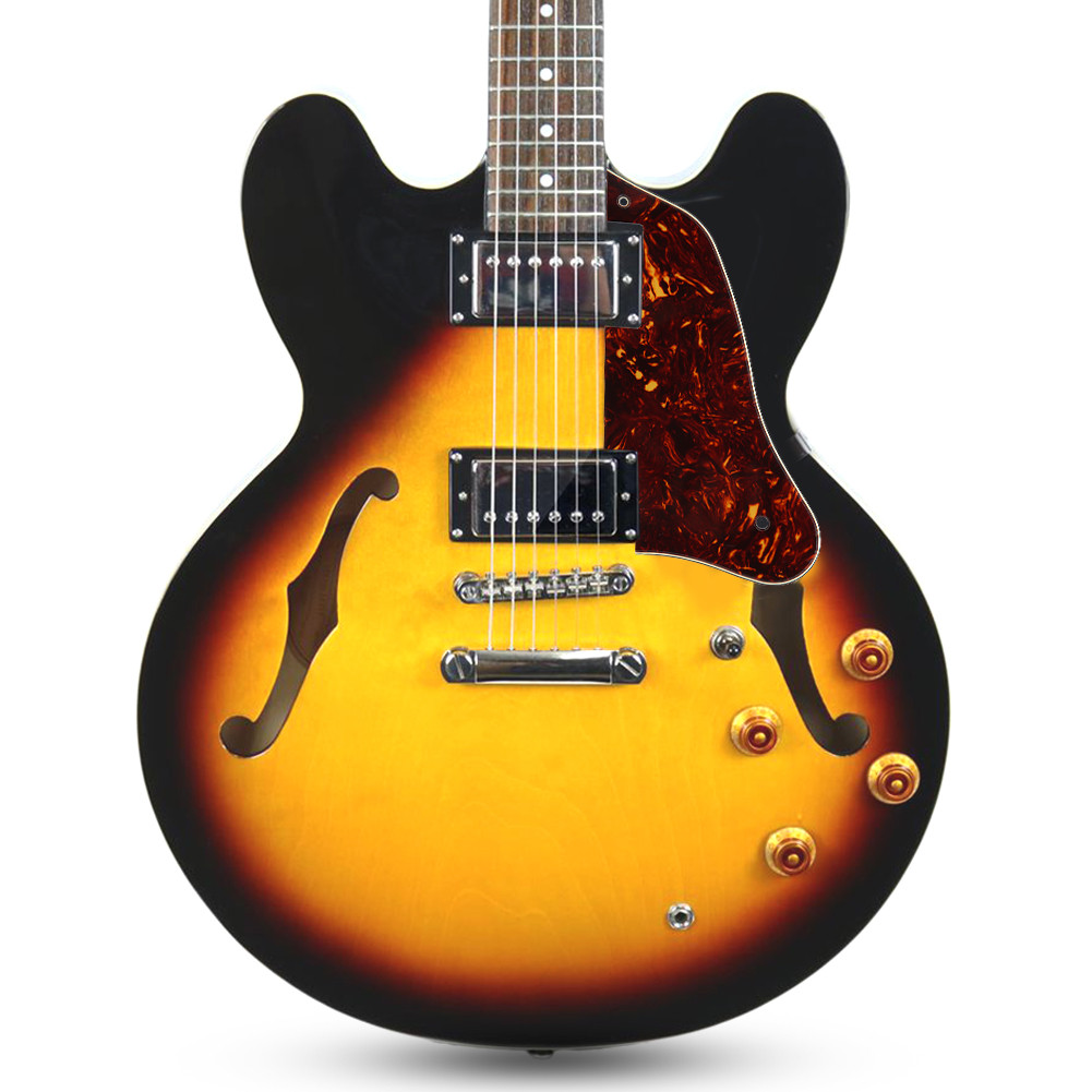 Houglamn Phefop Guitar Pickguard ติดตั้งง่ายตกแต่งป้องกัน PVC สําหรับ ES335