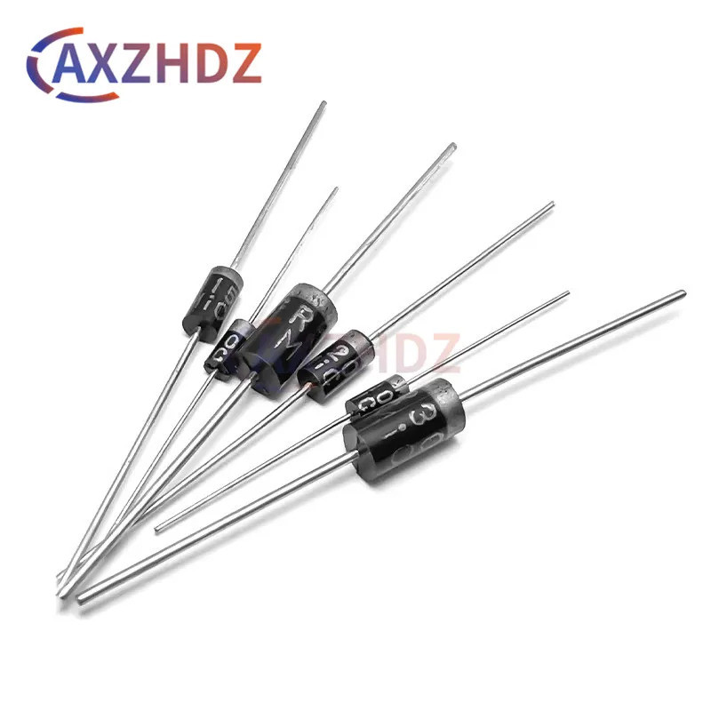50PCS FR104 FR107 FR157 FR204 FR207 FR257 FR304 FR307 1A 1.5A 2A 2.5A 3A 400V 1000V DO41 DO15 DO27 F