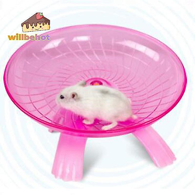 [Willbehot-t] Pet Hamster Flying Saucer การออกกําลังกาย Squirrel Wheel Hamster Mouse Running Disc [ใ