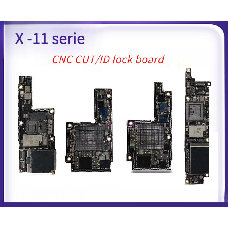 CNC ตัดสําหรับ 11 11PM X XR XSmax Upper & ล่างชั้น board iCloud ล็อคขัด CPU Baseband เมนบอร์ด