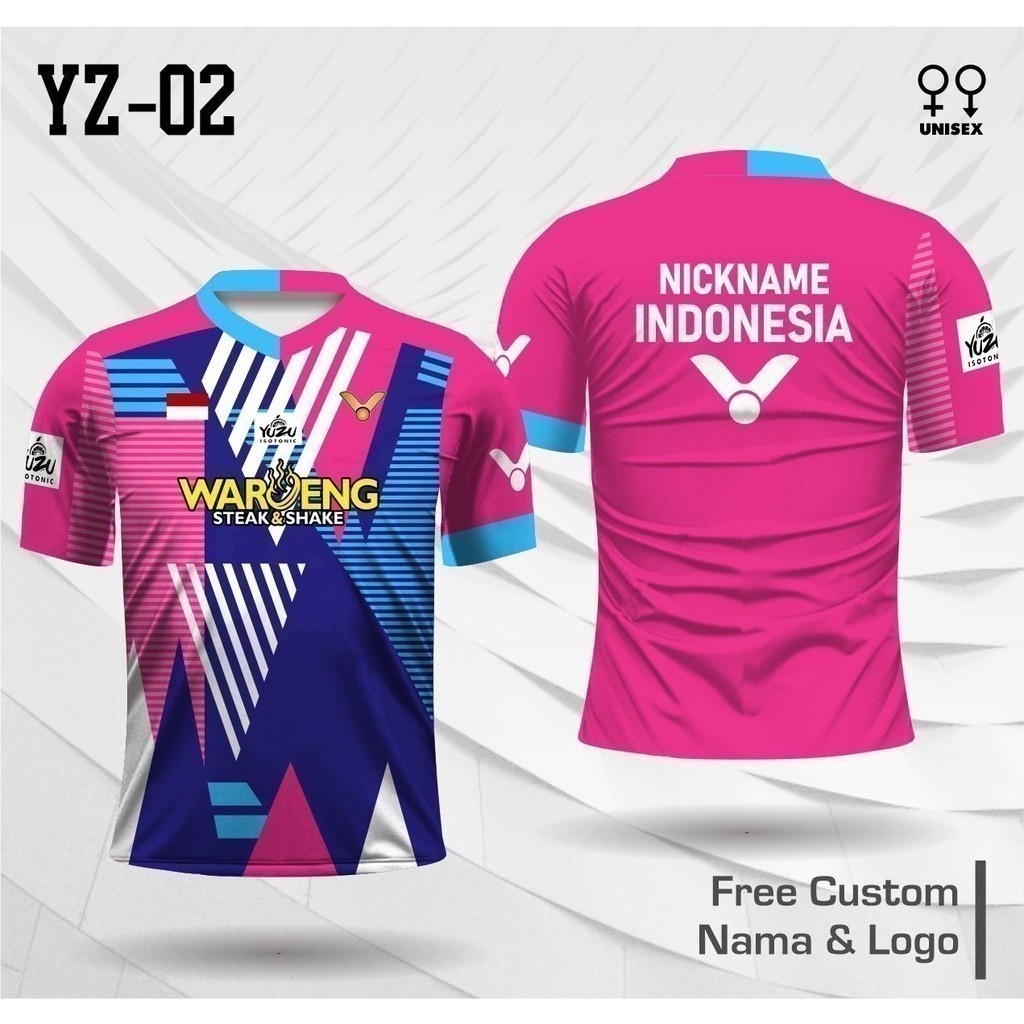 2024 เสื้อแบดมินตันแฟชั่น victor all england jersey แบดมินตันทั้งหมด england ฟรีชื่อที่กําหนดเองและ