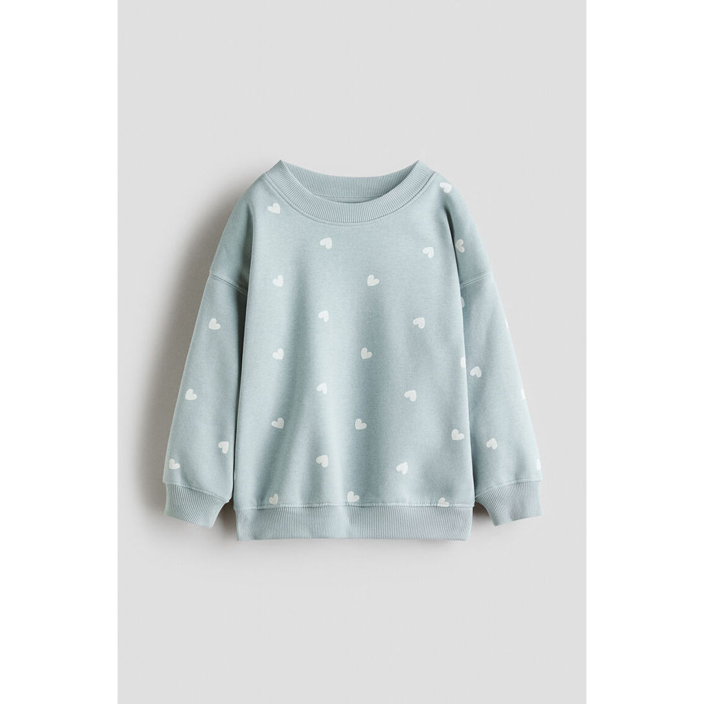 H&M(เอชแอนด์เอ็ม) สเวตเชิ้ตผ้าด้านในนุ่มนวล เด็กหญิง 1343383_3