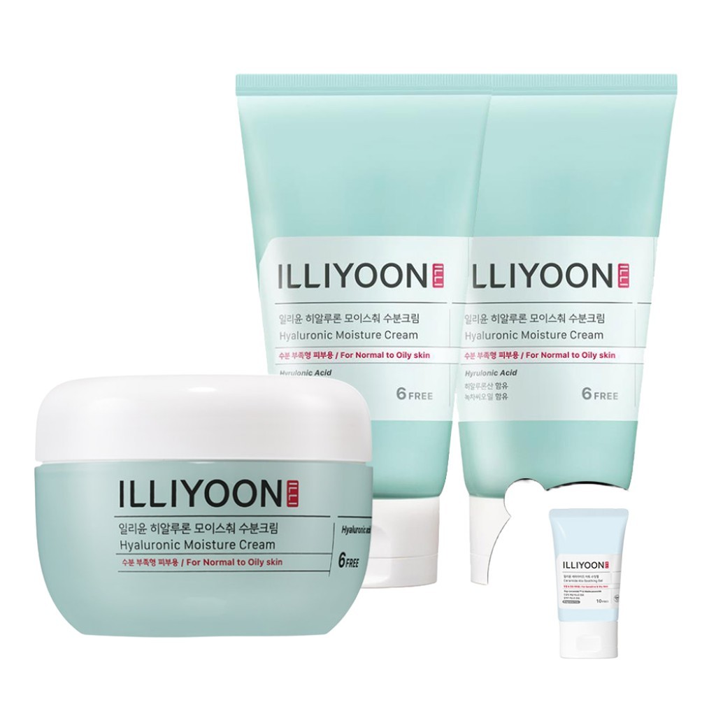 [illyoon] Hyaluronic Moisture Cream 100ml ชุด 3 / Korean Moisture Cream / Deep Hydration by illi yoo