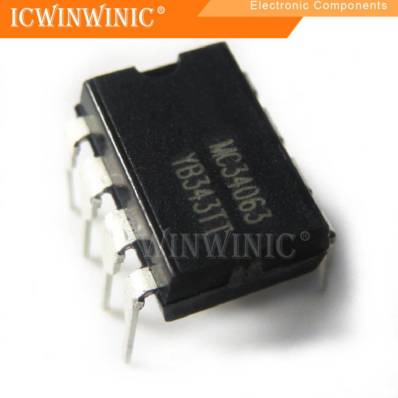 5 ชิ้น MC34063API MC34063 DIP-8 ส่วนประกอบอิเล็กทรอนิกส์