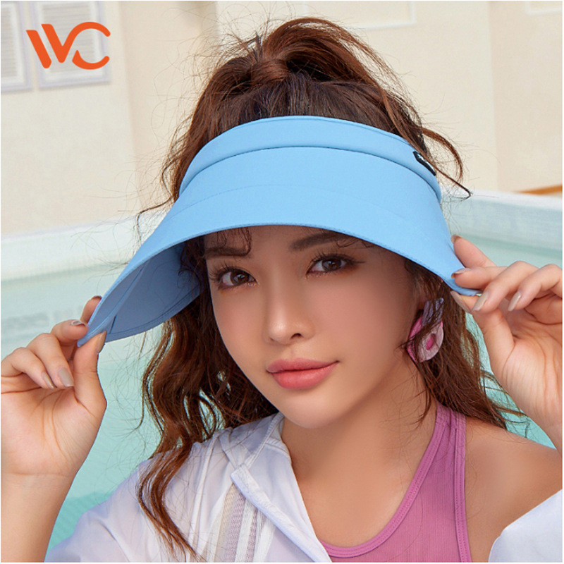 South Korea VVC Authentic new women's sun hat, foldable sun protection hat, fashionable travel sun h