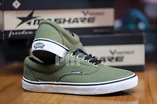 ผ้าใบ รองเท้า V4 มาแชร์ Mashare ทรงคล้ายแวน ออเท็นติค - เนวี่ Authentic - Navy เก็บปลายทาง 37-44