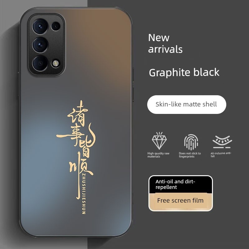 เคส oppo a18 เคสoppo a18 เหมาะสําหรับ oppoReno5 เคสโทรศัพท์ 0PP0Reno5Pro สไตล์ใหม่ opReno5K Shock-pr