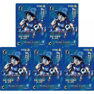 การ์ดสะสม ONE PIECE ฟุตบอลลิง D. Luffy OP13-118 DIY คุณภาพสูง Self Made เกมอะนิเมะการ์ดของเล่น