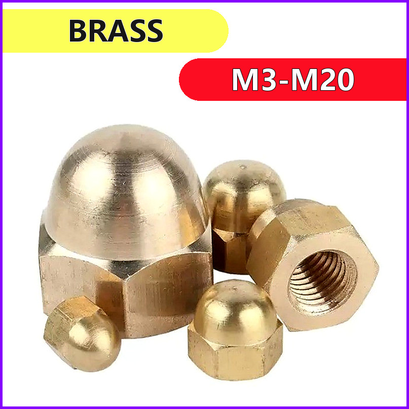[1-20pcs] น็อตหัวหมวก M3-M20 เหล็กเกรด 8.8 แข็งแรง [XMB1]