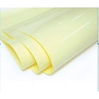 สติ๊กเกอร์ใสหลังเหลือง A3 พิเศษ กันน้ำได้ สำหรับเคลือบปกหนังสือ (53x35ซม.) บรรจุ 100 แผ่น