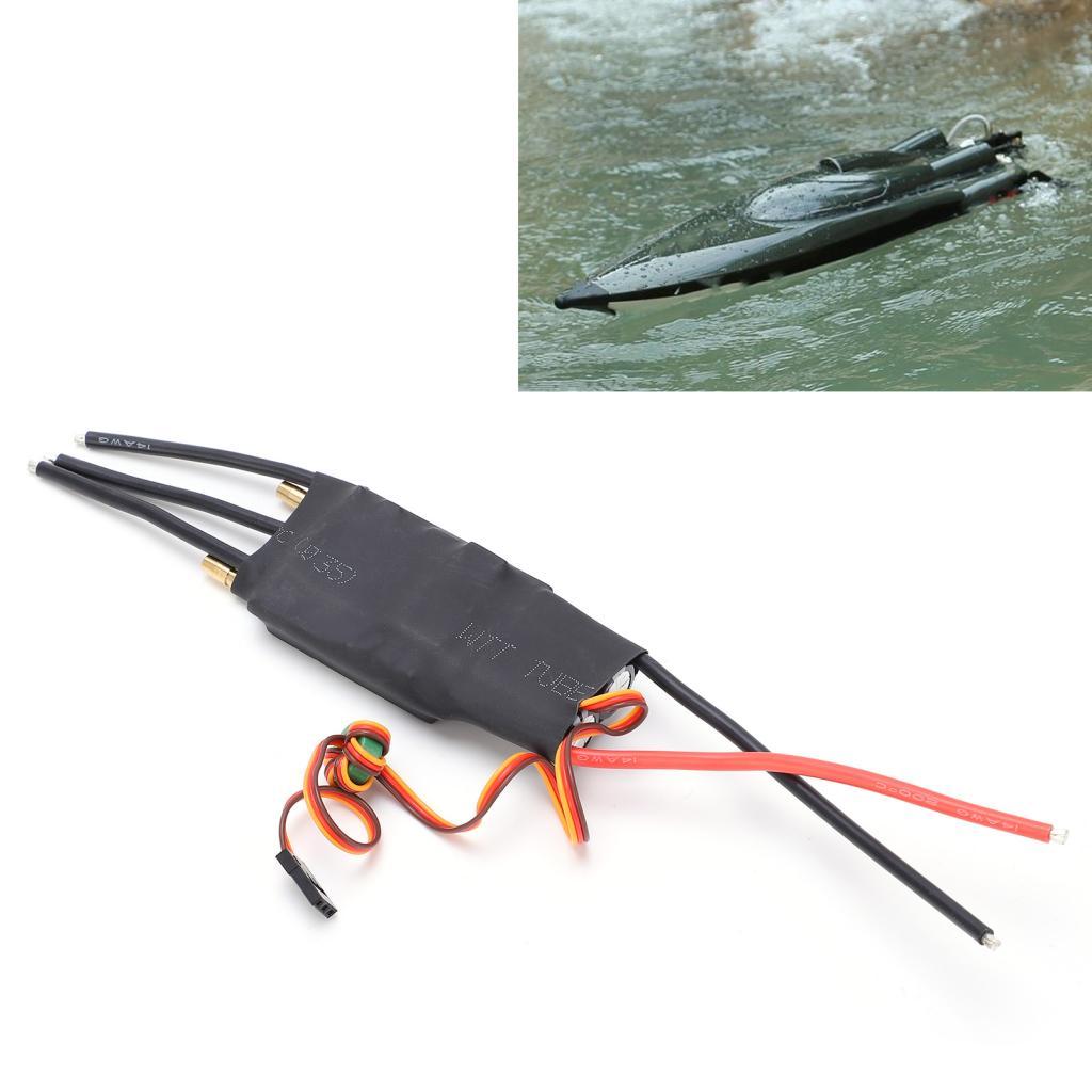 Jiabo คอนโทรลเลอร์มอเตอร์ Esc แบบไม่มีแปรง 80A ESC ระบายความร้อนด้วยน้ําสําหรับอุปกรณ์เสริมเรือ RC