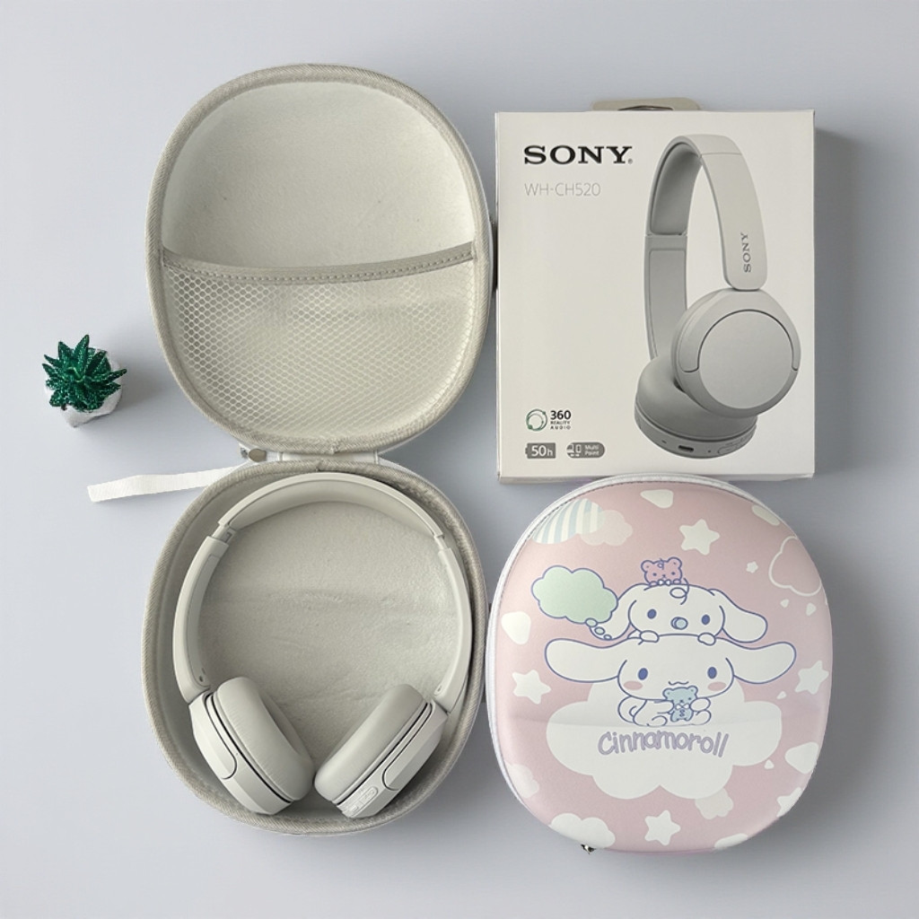 เหมาะสําหรับ Sony Sony กระเป๋าเก็บหูฟัง Sony ch520 กล่องเก็บของการ์ตูน ch720 กระเป๋าหูฟัง