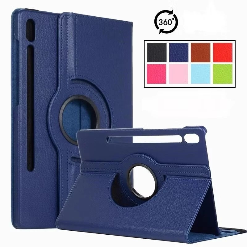 SAMSUNG GALAXY TAB S10 LITE / TAB S10 FE / TAB S9 FE / S9 ROTARY CASE FLIP LEATHER 360 STANDING COVE