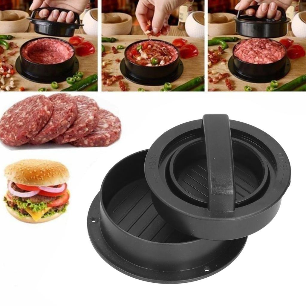 Kanebduk Burger Press เครื่องทําแพตตี้ไม่เป็นอันตรายเกรดอาหารแบบพกพาสําหรับตั้งแคมป์ปิคนิค