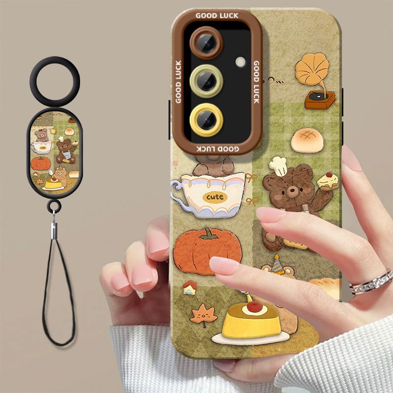 หมีขนมหวานเหมาะสําหรับ Samsung s25ultra เคสโทรศัพท์ s24Plus Soft s23/s22 Soft Case s21bd 26.07.14