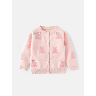 พร้อมส่ง เสื้อไหมพรมเด็ก เสื้อกันหนาวสเวตเตอร์และคาร์ดิแกน งานดี ลายหัวใจน่ารักมาก ผ้านุ่มเด็กผู้หญิง