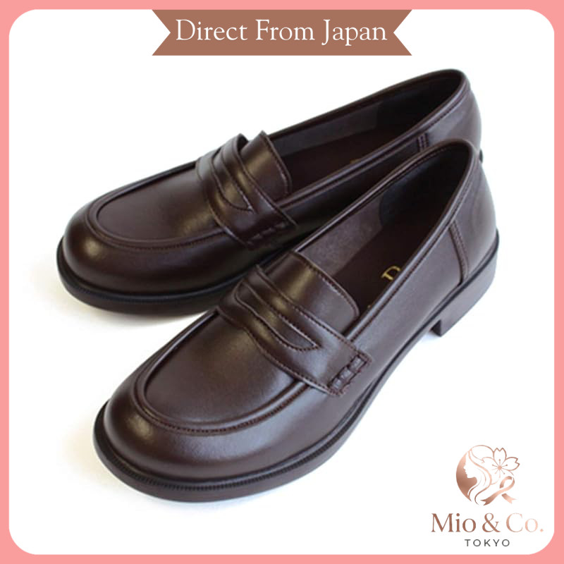 Belle & Sofa Soft Loafers A6407 for Students and Special Occasions (Width 21.0-26.0cm, Custom Wide A