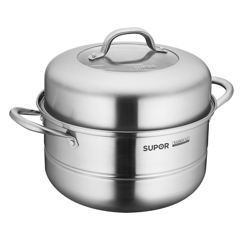 Supor VZ26BS03 Steamer 304 สแตนเลสในครัวเรือนเกรดอาหารเตาแม่เหล็กไฟฟ้าหม้อมัลติฟังก์ชั่นเตาแม่เหล็กไ