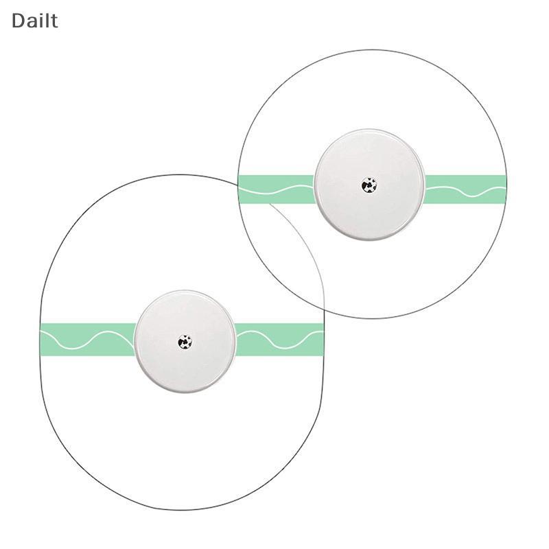 Dailt 10 ชิ้นแพทช์กาวกันน้ําเซ็นเซอร์ครอบคลุมแพทช์ใส CGM Overpatch-Tape (TH)