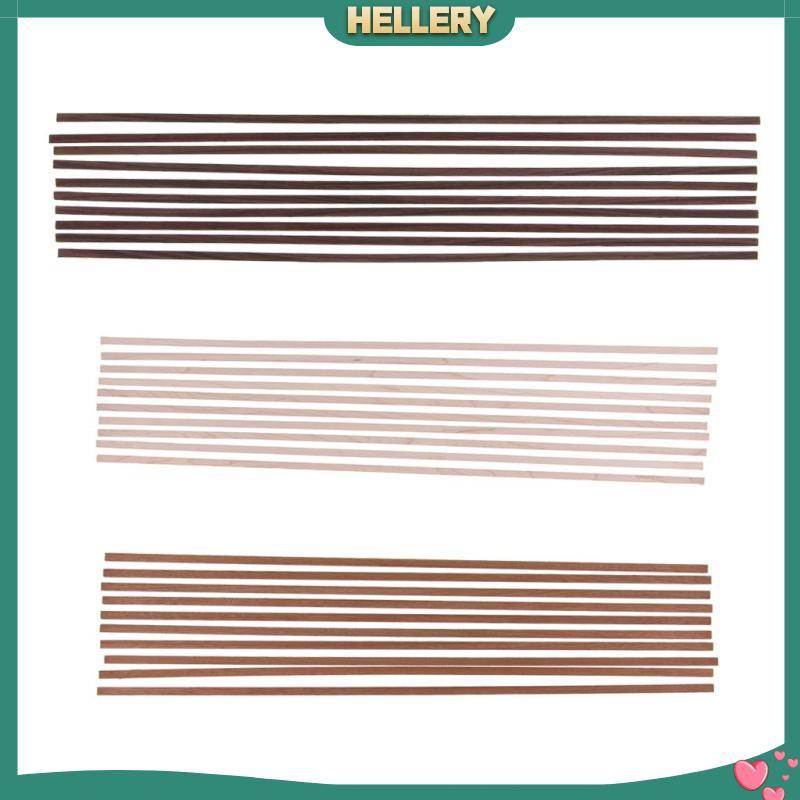 [HelleryTH] 10 Guitar Strip Luthier Binding Purfling Inlay Guitar Body Parts Sapele
