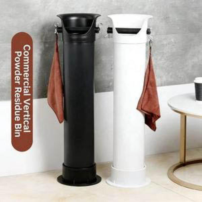 [PPVV]ถังเคาะกากกาแฟทรงสูง Sturdy Coffee Knock Bin พร้อมแท่นเคาะหุ้มยางลดเสียง แถมฟรีผ้าทำความสะอาดและถุงขยะทรงลึก 30 ใบ