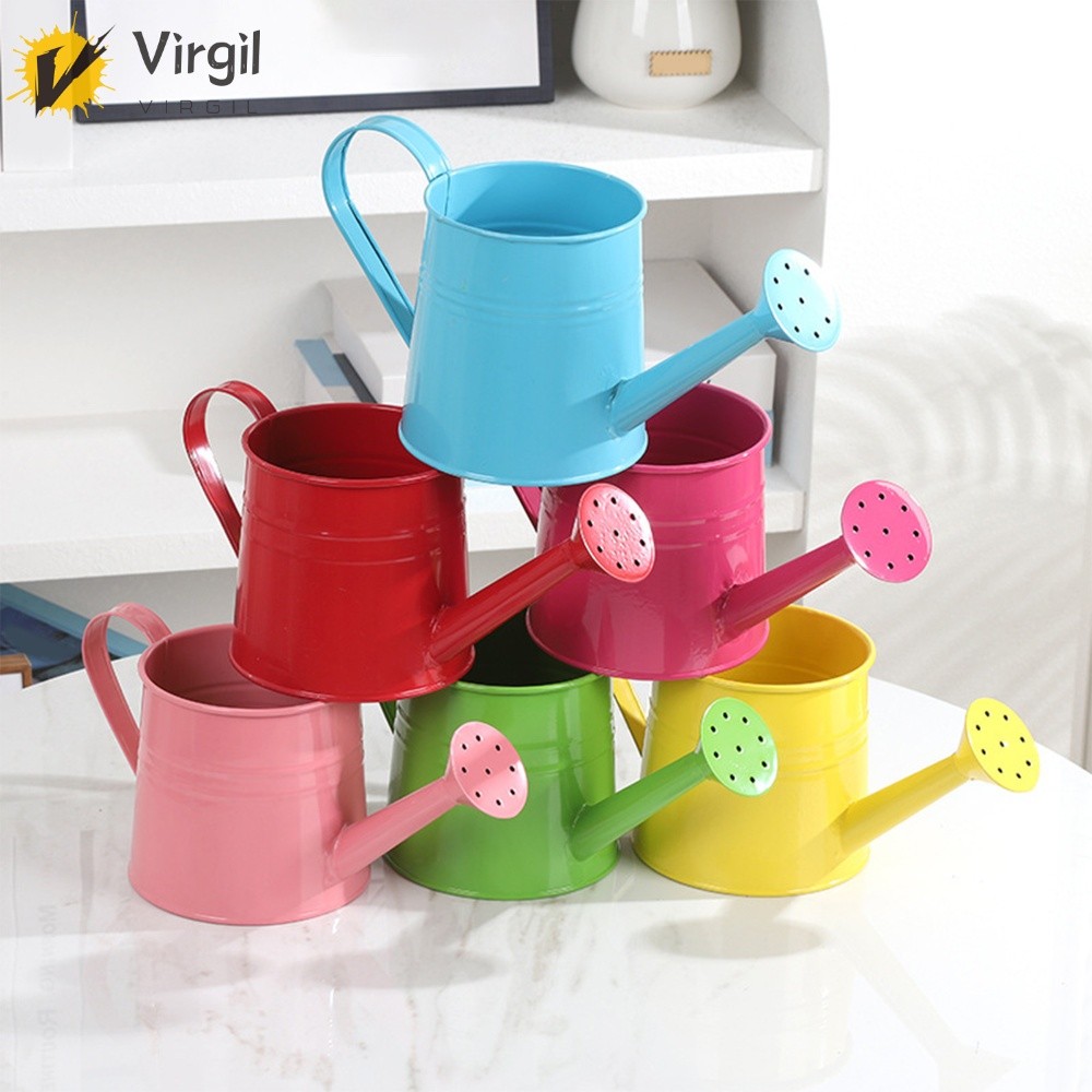 [Virgil.th] ดอกไม้ยาว Spout Water Can สําหรับเด็กผู้ใหญ่ Comfort Grip Candy ไม้สีบัวรดน้ําสําหรับทําสวนรดน้ํา/โรย