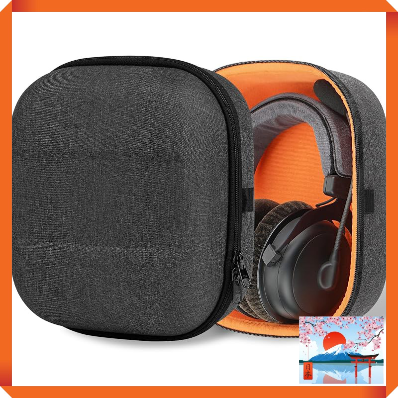 Geekria headphone case compatible with Sennheiser HD800, HD820, HD700, Beyerdynamic DT-1990 pro, DT-