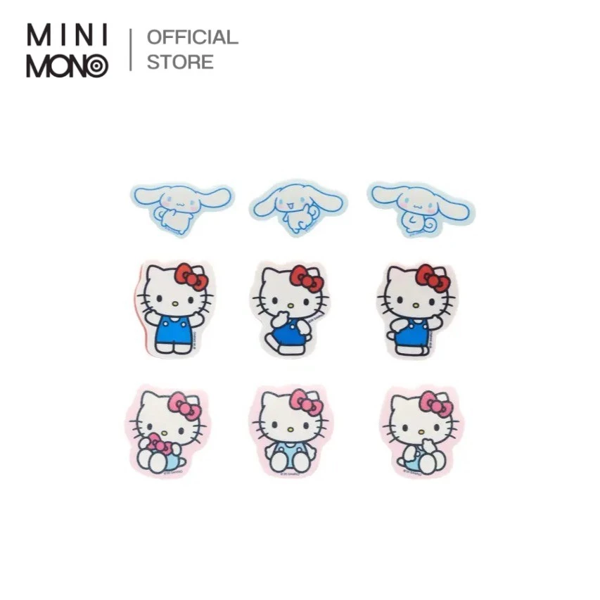 Mini Mono เซ็ตฟองน้ำล้างจาน 3 ชิ้น ลาย Sanrio