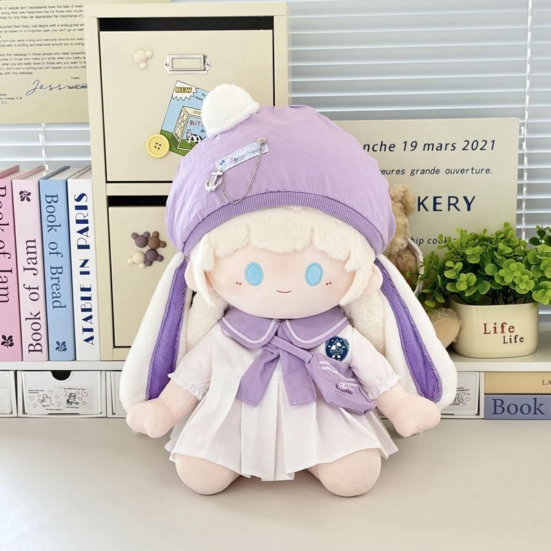 กระต่ายชุดกะลาสีเสื้อผ้าเด็ก 20cm40cm เสื้อผ้าเด็กที่นั่ง Ichiban รางวัลผ้าฝ้ายตุ๊กตาปกติ Rest ตุ๊กต