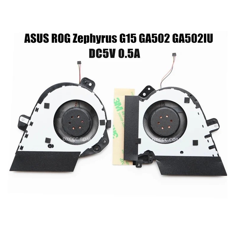 5V พัดลมระบายความร้อน Cooler สําหรับ ASUS ROG Zephyrus G15 GA502 GA502IU GA502IV CPU GPU พัดลม 13NR0