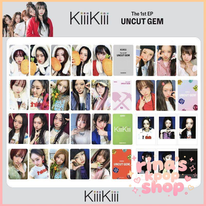 KIIIKIII<uncut gem="">การ์ดเซลฟี่ของสะสม, การ์ดสินค้าพัดลม, สินค้าการ์ดรุ่นพิเศษ</uncut>