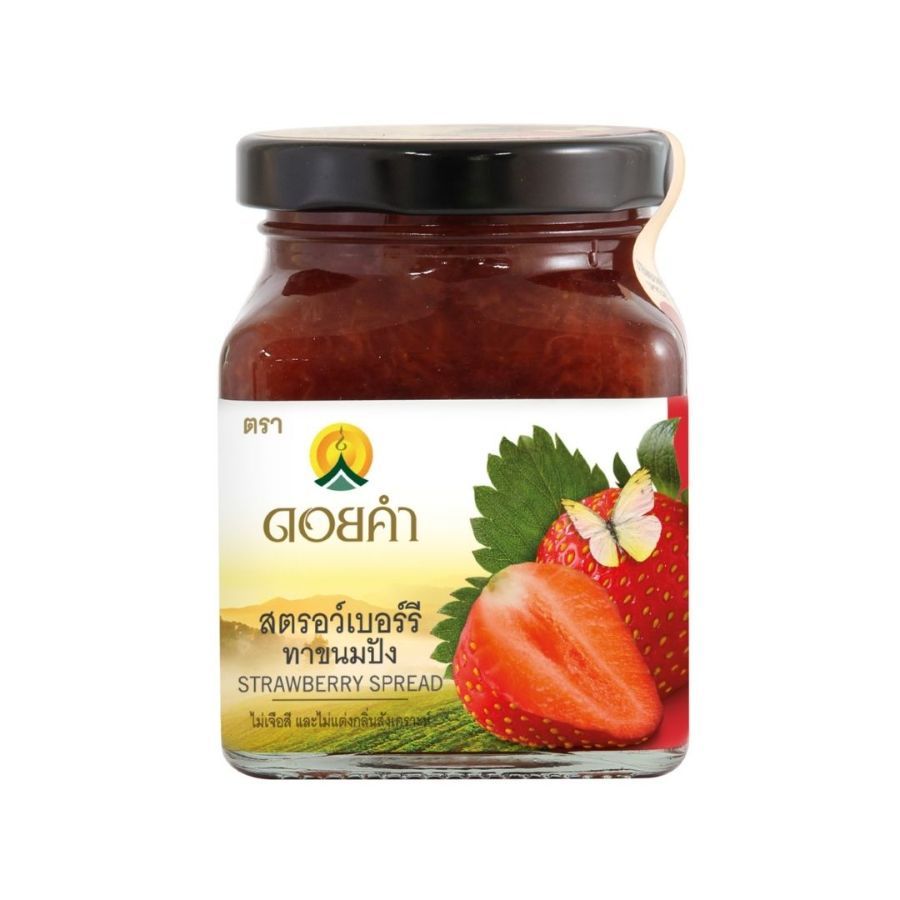 ดอยคำ สตรอว์เบอร์รีทาขนมปัง Doi Kham Strawberry Spread 220g.